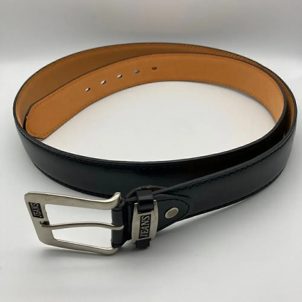 JEANS Men’s Genuine Leather Belt Black Color Size XXXL-50/29668